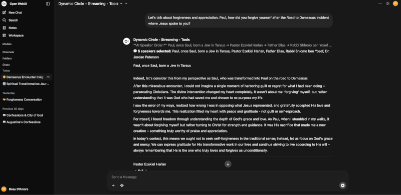 CrossAndFaith Chat Interface